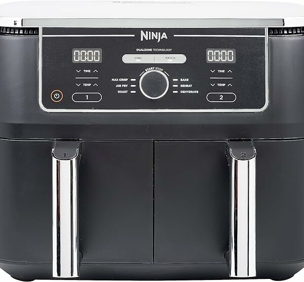 Ninja Foodi Max Dual Zone Air Fryer 2470W, 9.5L, AF400UK