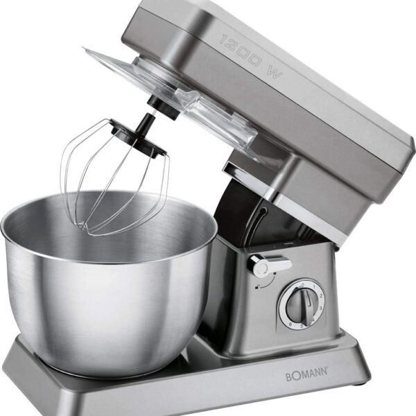 Bomann Pétrin 6.3 L 1200W KM398 CB GRIS